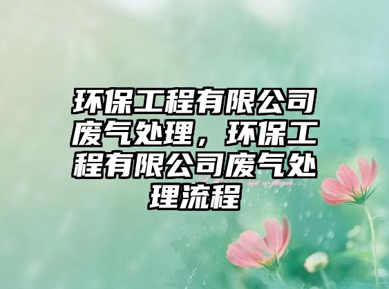 環(huán)保工程有限公司廢氣處理，環(huán)保工程有限公司廢氣處理流程