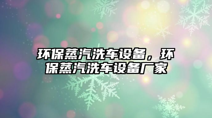 環(huán)保蒸汽洗車設(shè)備，環(huán)保蒸汽洗車設(shè)備廠家