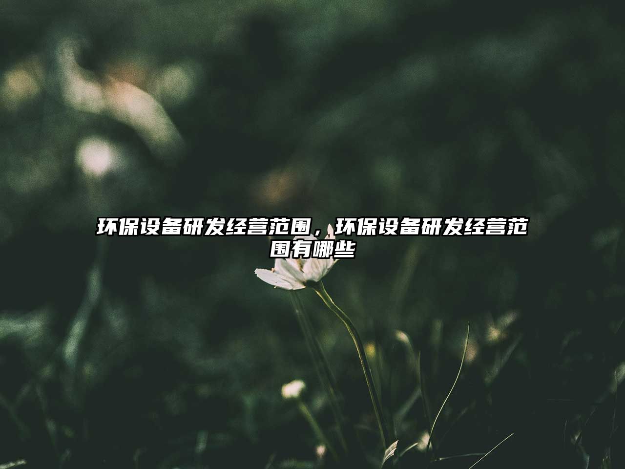 環(huán)保設(shè)備研發(fā)經(jīng)營范圍，環(huán)保設(shè)備研發(fā)經(jīng)營范圍有哪些