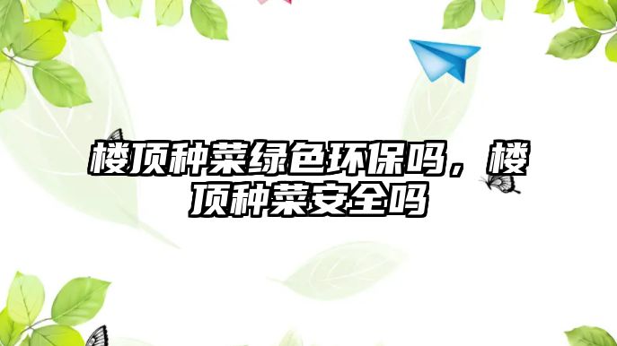 樓頂種菜綠色環(huán)保嗎，樓頂種菜安全嗎