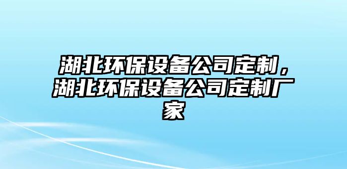 湖北環(huán)保設(shè)備公司定制，湖北環(huán)保設(shè)備公司定制廠家