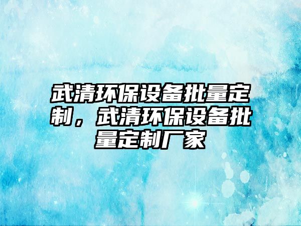 武清環(huán)保設備批量定制，武清環(huán)保設備批量定制廠家