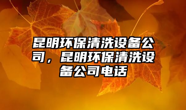 昆明環(huán)保清洗設(shè)備公司，昆明環(huán)保清洗設(shè)備公司電話