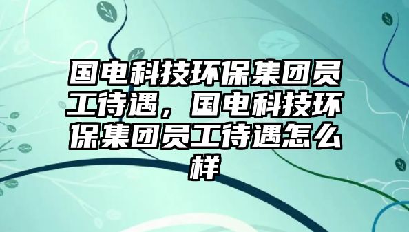 國電科技環(huán)保集團(tuán)員工待遇，國電科技環(huán)保集團(tuán)員工待遇怎么樣