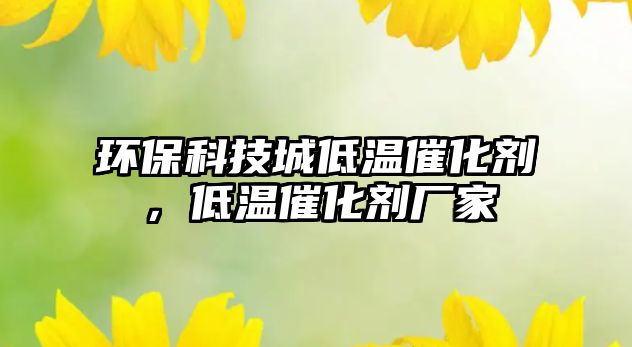 環(huán)?？萍汲堑蜏卮呋瘎?，低溫催化劑廠家