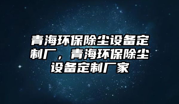 青海環(huán)保除塵設備定制廠，青海環(huán)保除塵設備定制廠家