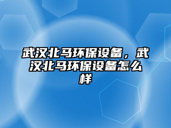 武漢北馬環(huán)保設(shè)備，武漢北馬環(huán)保設(shè)備怎么樣