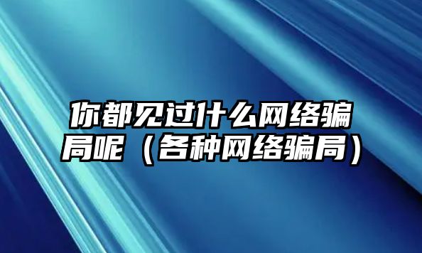 你都見(jiàn)過(guò)什么網(wǎng)絡(luò)騙局呢（各種網(wǎng)絡(luò)騙局）