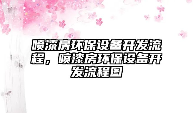 噴漆房環(huán)保設(shè)備開發(fā)流程，噴漆房環(huán)保設(shè)備開發(fā)流程圖