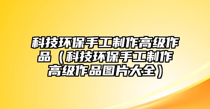 科技環(huán)保手工制作高級(jí)作品（科技環(huán)保手工制作高級(jí)作品圖片大全）