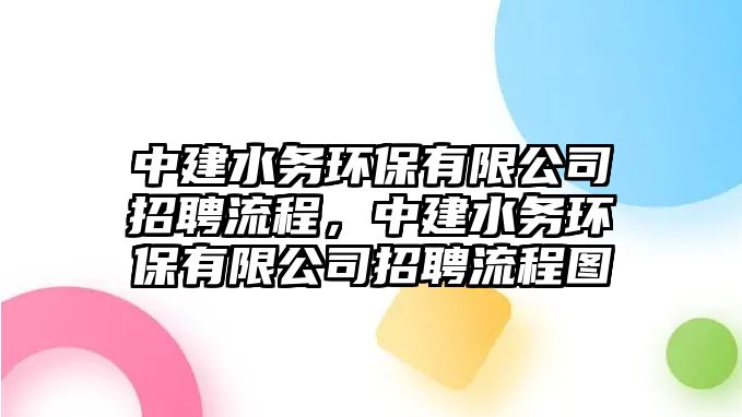 中建水務(wù)環(huán)保有限公司招聘流程，中建水務(wù)環(huán)保有限公司招聘流程圖