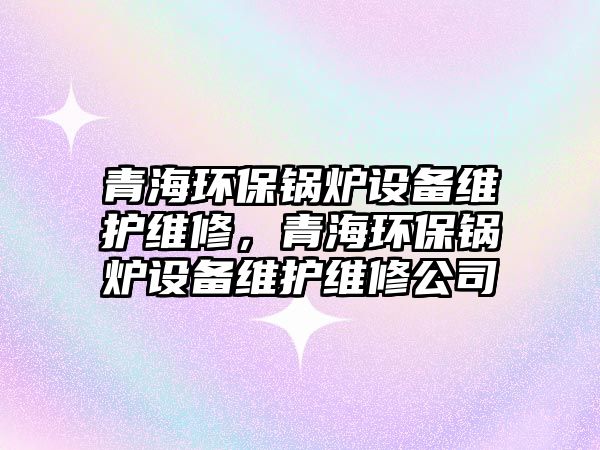 青海環(huán)保鍋爐設備維護維修，青海環(huán)保鍋爐設備維護維修公司