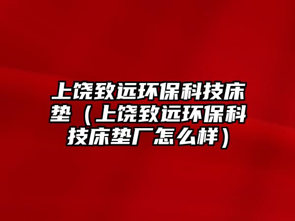 上饒致遠環(huán)?？萍即矇|（上饒致遠環(huán)保科技床墊廠怎么樣）