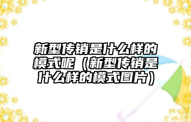 新型傳銷是什么樣的模式呢（新型傳銷是什么樣的模式圖片）