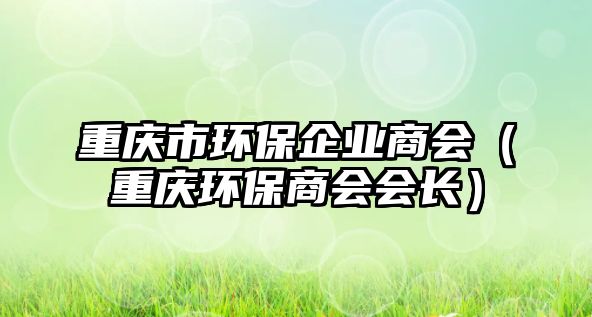 重慶市環(huán)保企業(yè)商會(huì)（重慶環(huán)保商會(huì)會(huì)長(zhǎng)）