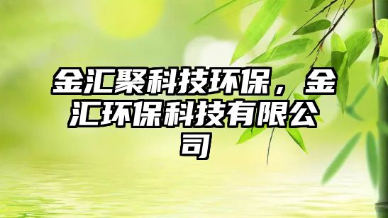 金匯聚科技環(huán)保，金匯環(huán)?？萍加邢薰?/> 
									</a>
									<h4 class=