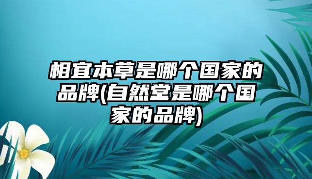 相宜本草是哪個(gè)國家的品牌(自然堂是哪個(gè)國家的品牌)