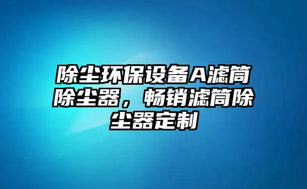 除塵環(huán)保設備A濾筒除塵器，暢銷濾筒除塵器定制