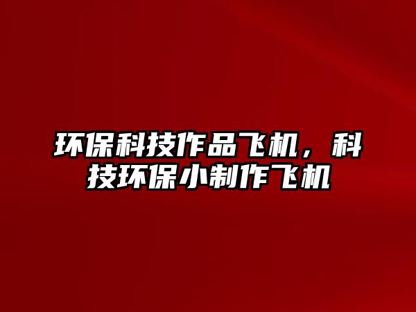 環(huán)保科技作品飛機，科技環(huán)保小制作飛機