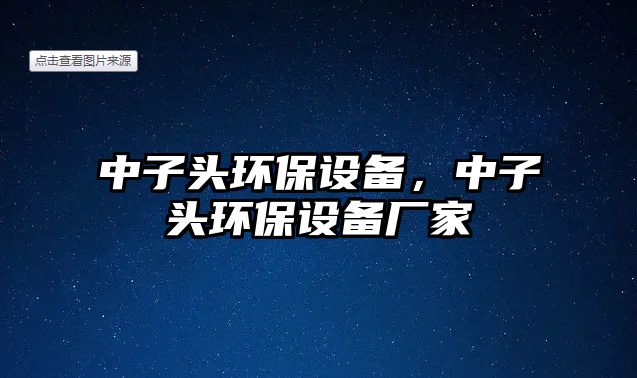 中子頭環(huán)保設(shè)備，中子頭環(huán)保設(shè)備廠家